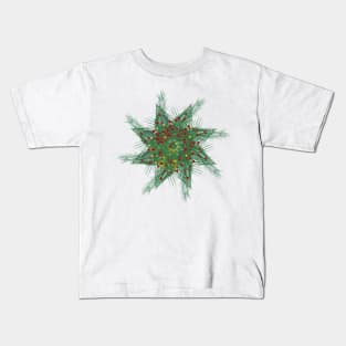 Christmas tree decorating Kids T-Shirt